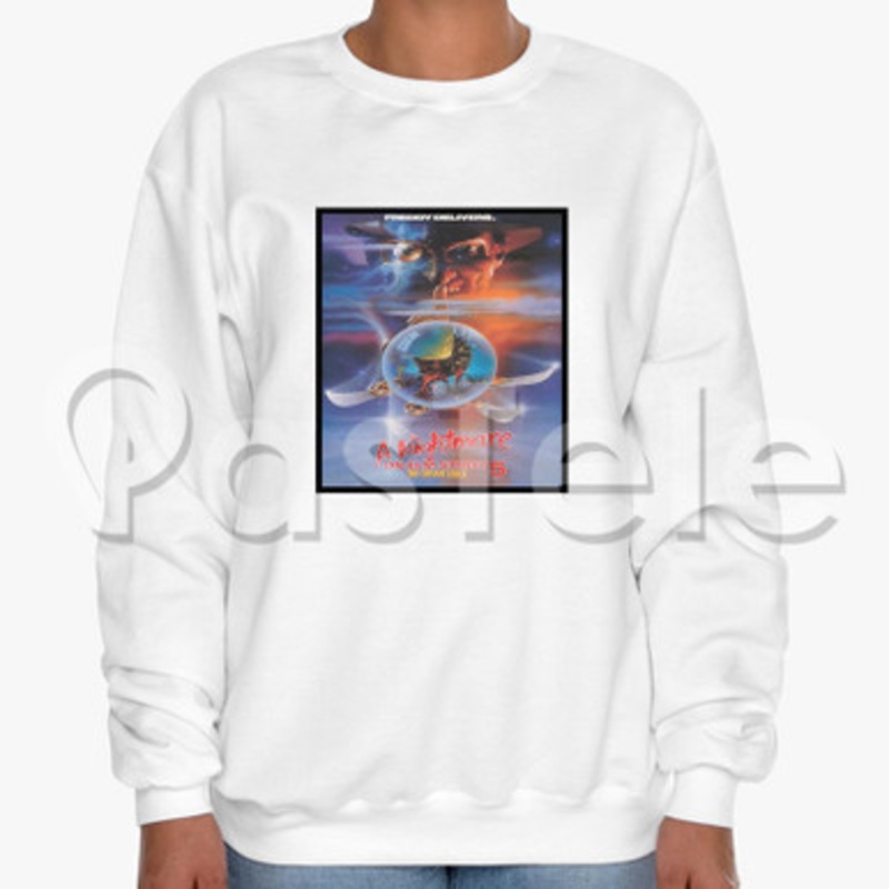 A Nightmare on Elm Street 5 The Dream Child Custom Unisex Crewneck Sweatshirt Cotton Polyester Fabric Cloth