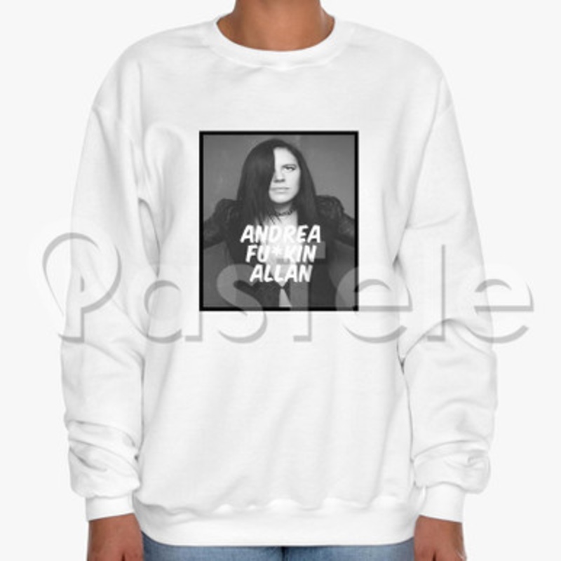 Andrea Allan Custom Unisex Crewneck Sweatshirt Cotton Polyester Fabric Cloth