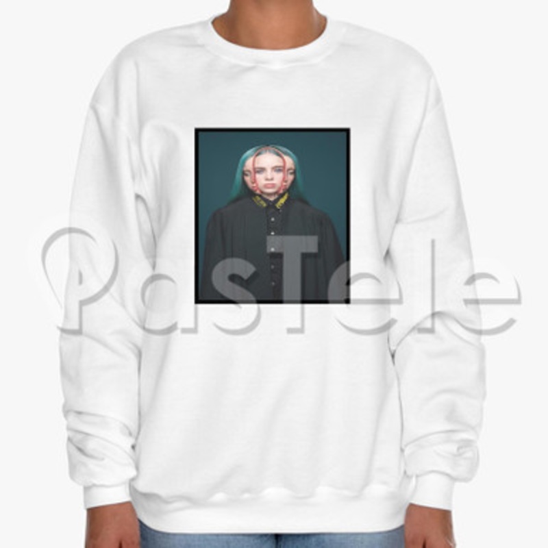 Billie Eilis Custom Unisex Crewneck Sweatshirt Cotton Polyester Fabric Cloth
