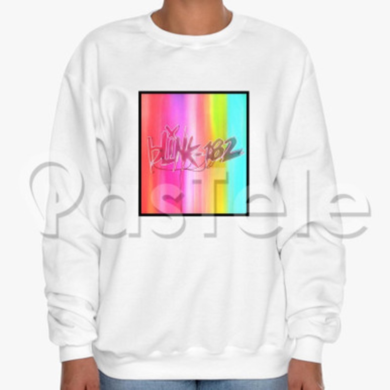 blink 182 NINE Custom Unisex Crewneck Sweatshirt Cotton Polyester Fabric Cloth