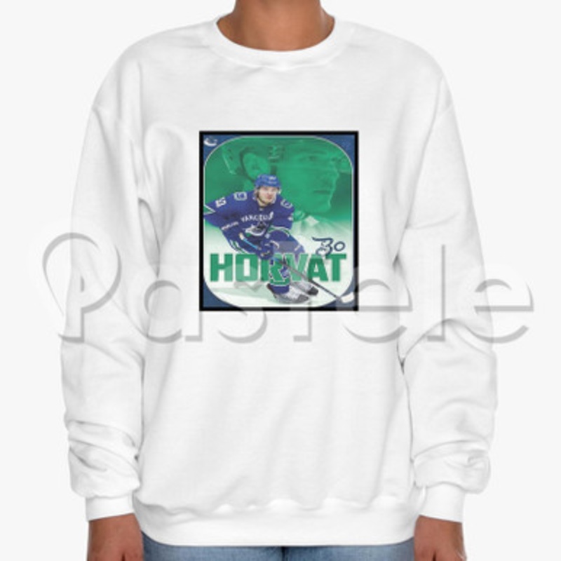Bo Horvat Vancouver Canucks NHL Custom Unisex Crewneck Sweatshirt Cotton Polyester Fabric Cloth