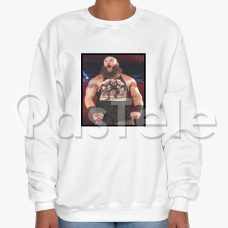 Braun Strowman Custom Unisex Crewneck Sweatshirt Cotton Polyester Fabric Cloth