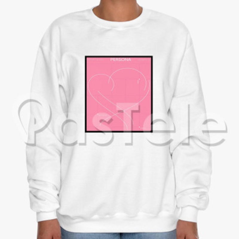 BTS Map Of The Soul PERSONA Custom Unisex Crewneck Sweatshirt Cotton Polyester Fabric Cloth