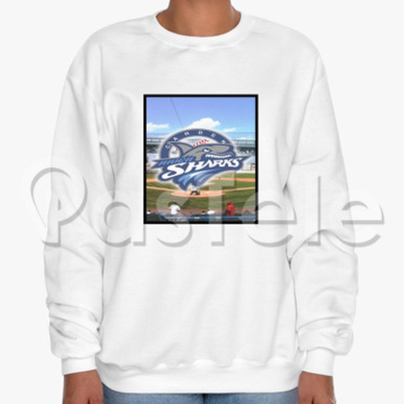 Camden Riversharks Custom Unisex Crewneck Sweatshirt Cotton Polyester Fabric Cloth