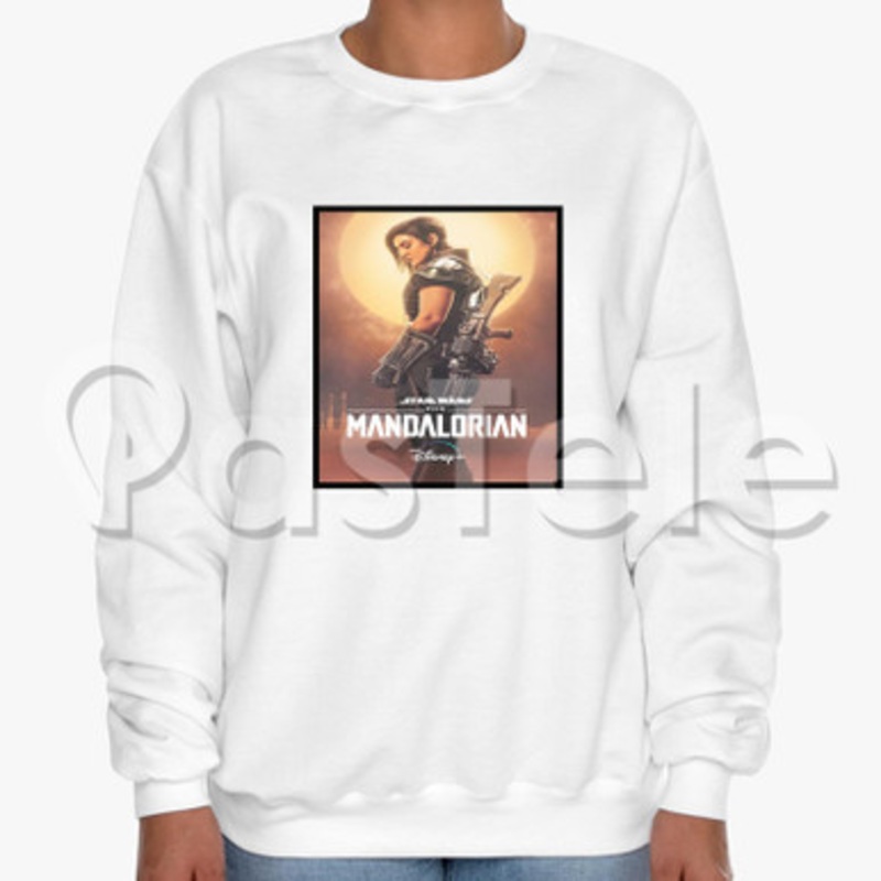 Cara Dune Star Wars The Mandalorian Custom Unisex Crewneck Sweatshirt Cotton Polyester Fabric Cloth