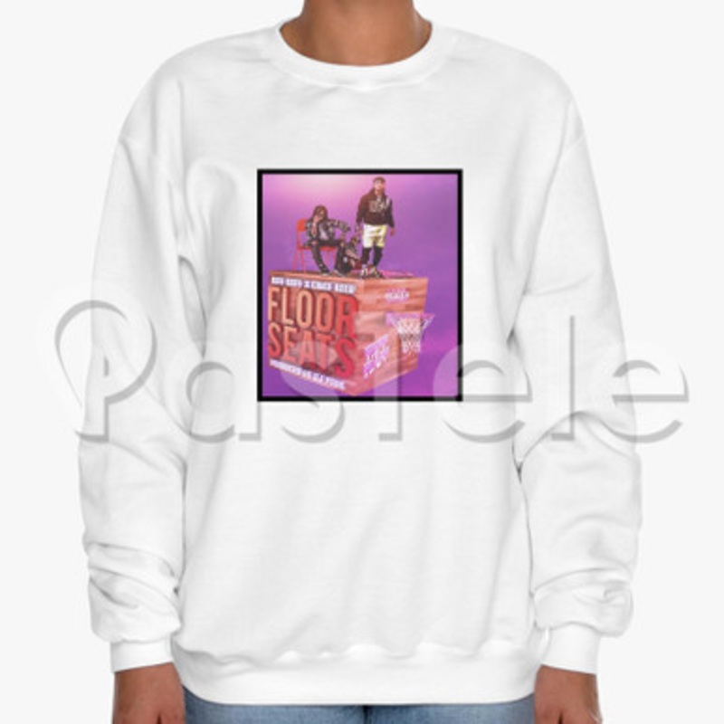 Chief Keef Feat Ri FF RAFF Floor Seats Custom Unisex Crewneck Sweatshirt Cotton Polyester Fabric Cloth