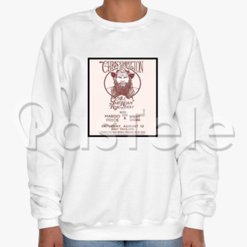 Chris Stapleton All America Road Show Custom Unisex Crewneck Sweatshirt Cotton Polyester Fabric Cloth