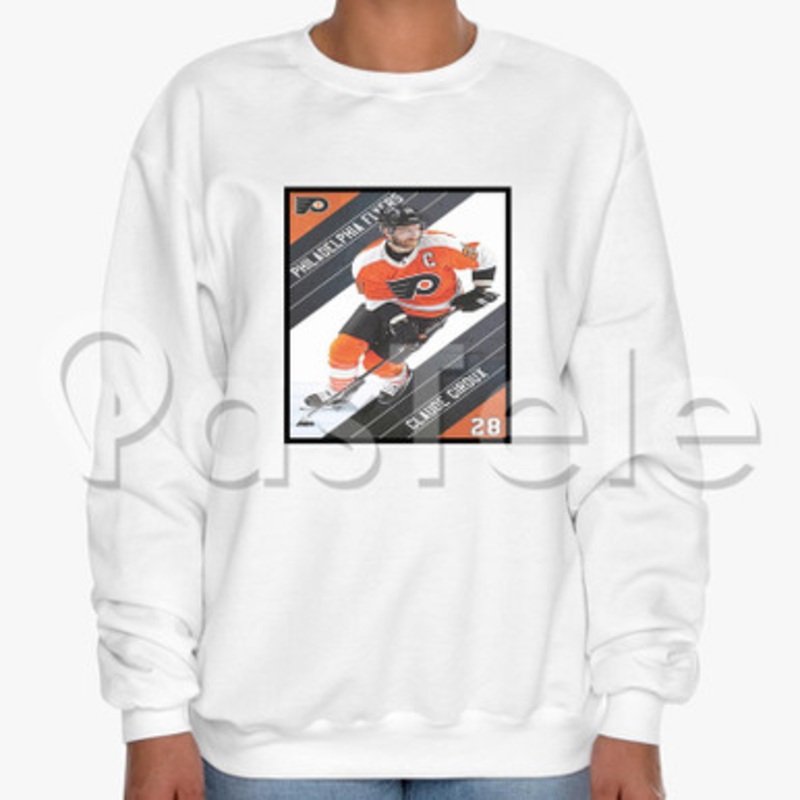 Claude Giroux Philadelphia Flyers NHL Custom Unisex Crewneck Sweatshirt Cotton Polyester Fabric Cloth