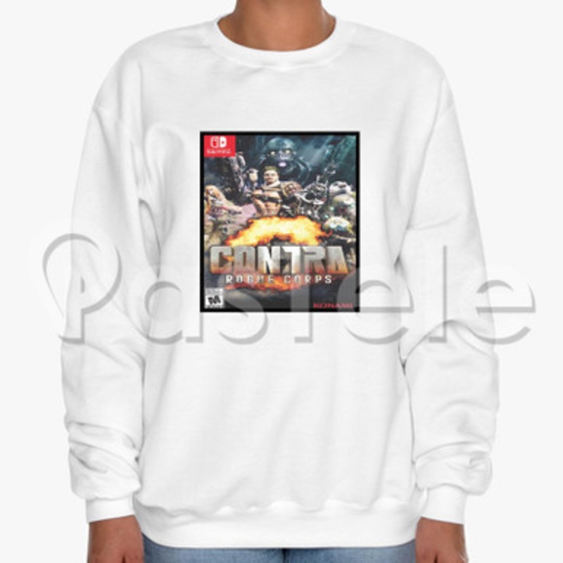 Contra Rogue Corps Custom Unisex Crewneck Sweatshirt Cotton Polyester Fabric Cloth