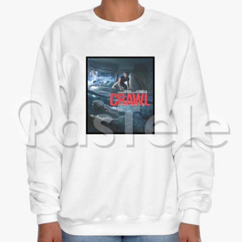 Crawl Custom Unisex Crewneck Sweatshirt Cotton Polyester Fabric Cloth