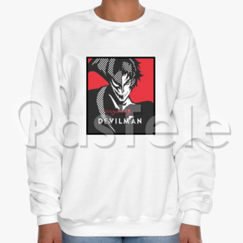 Devilman Crybaby Custom Unisex Crewneck Sweatshirt Cotton Polyester Fabric Cloth