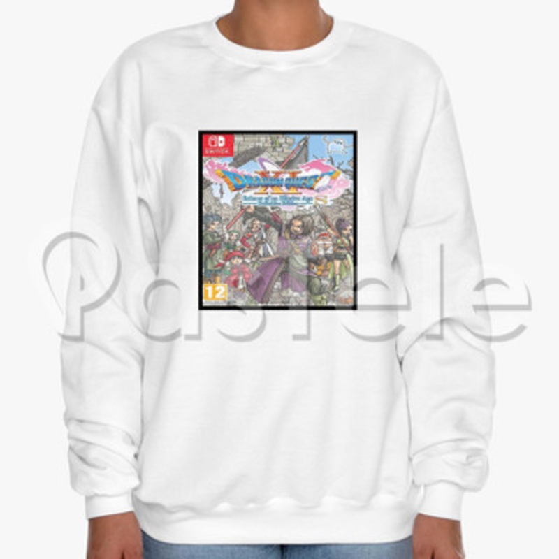 Dragon Quest XI S Echoes of an Elusive Age Custom Unisex Crewneck Sweatshirt Cotton Polyester Fabric Cloth