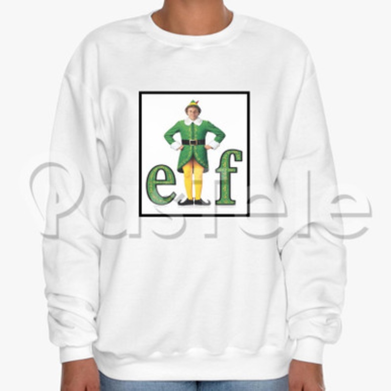 Elf Custom Unisex Crewneck Sweatshirt Cotton Polyester Fabric Cloth