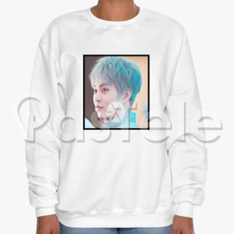 Exo Xiumin Custom Unisex Crewneck Sweatshirt Cotton Polyester Fabric Cloth