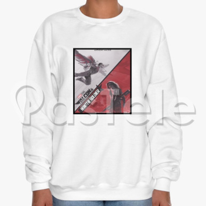falcon and winter soldier Custom Unisex Crewneck Sweatshirt Cotton Polyester Fabric Cloth
