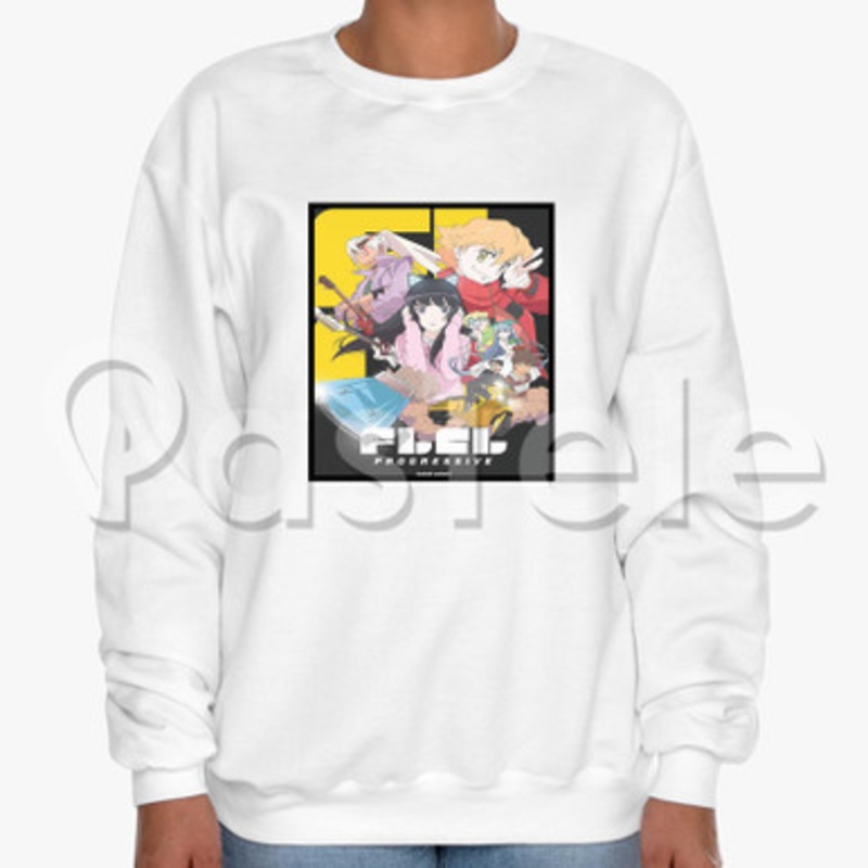 FLCL Progressive Custom Unisex Crewneck Sweatshirt Cotton Polyester Fabric Cloth