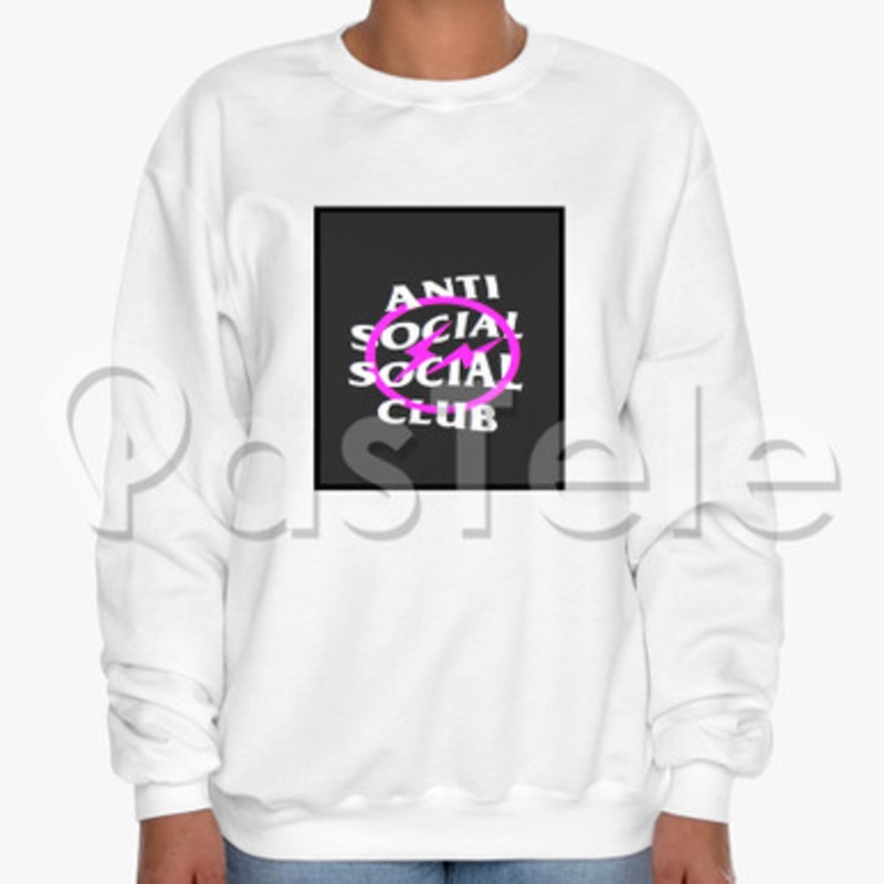 Fragment x Anti Social Social Club Custom Unisex Crewneck Sweatshirt Cotton Polyester Fabric Cloth