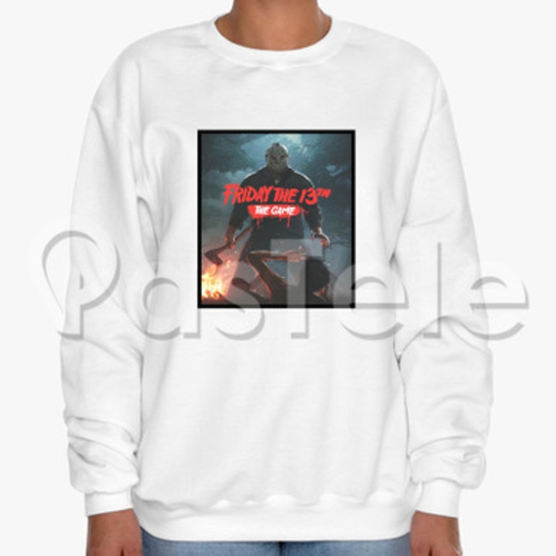 Friday the 13th The Game Custom Unisex Crewneck Sweatshirt Cotton Polyester Fabric Cloth