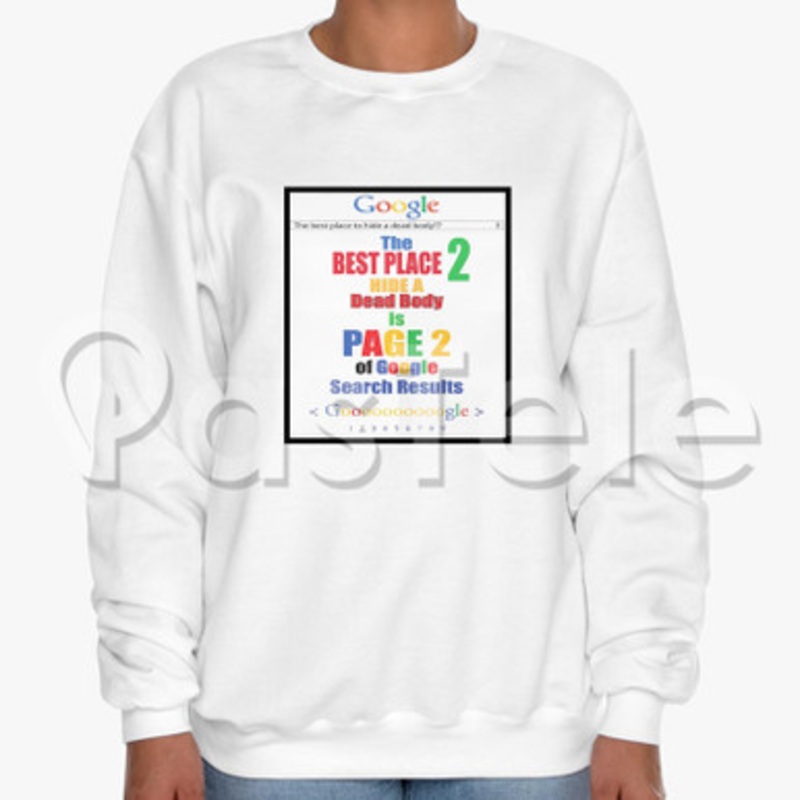 google creative Custom Unisex Crewneck Sweatshirt Cotton Polyester Fabric Cloth