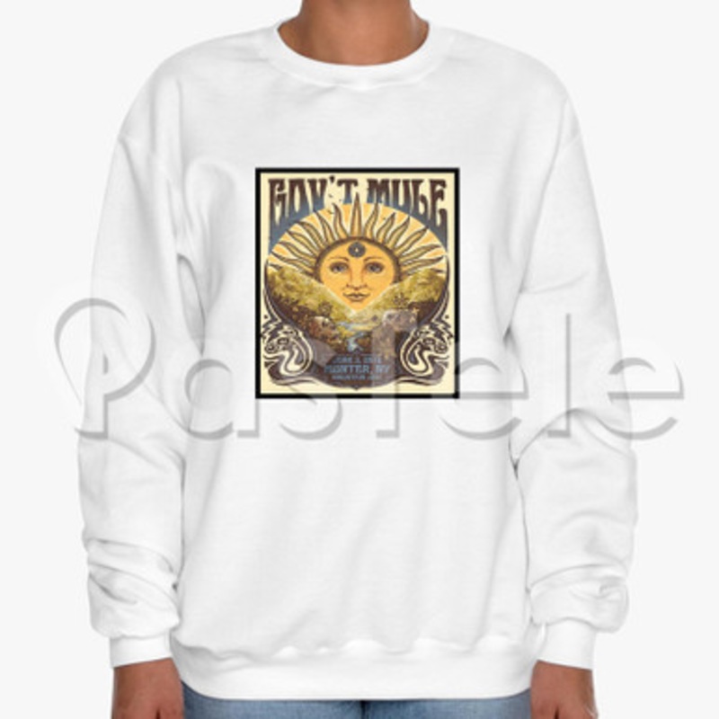 Gov t Mule Custom Unisex Crewneck Sweatshirt Cotton Polyester Fabric Cloth