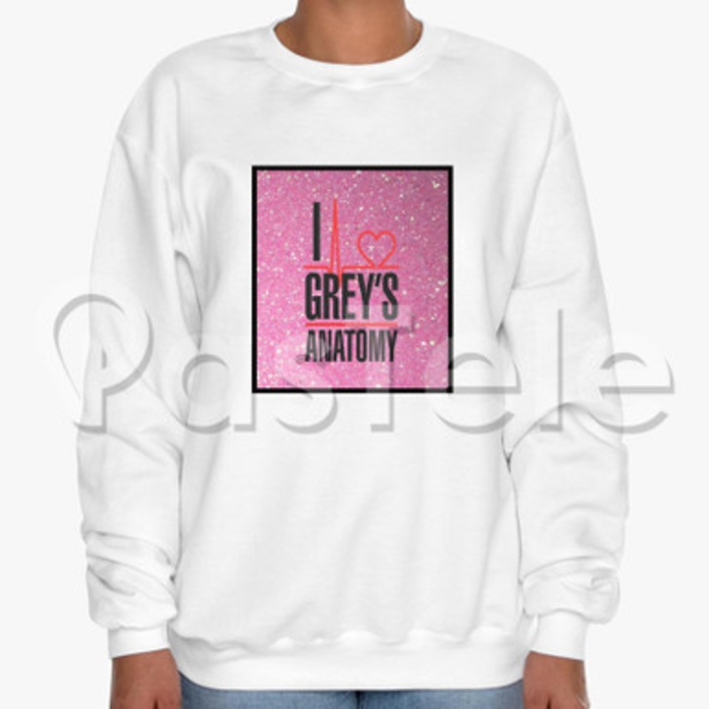 greys anatomy Custom Unisex Crewneck Sweatshirt Cotton Polyester Fabric Cloth
