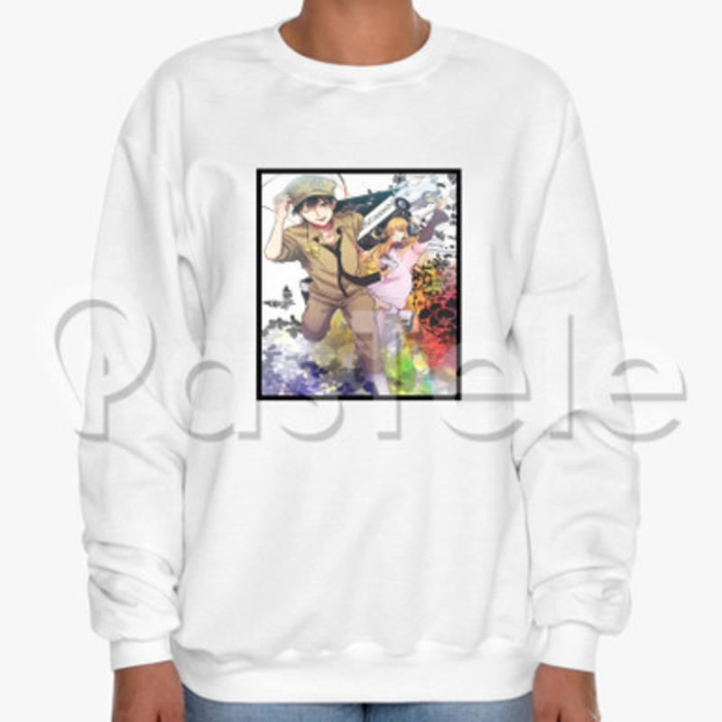 Gunjou no Magmel Custom Unisex Crewneck Sweatshirt Cotton Polyester Fabric Cloth