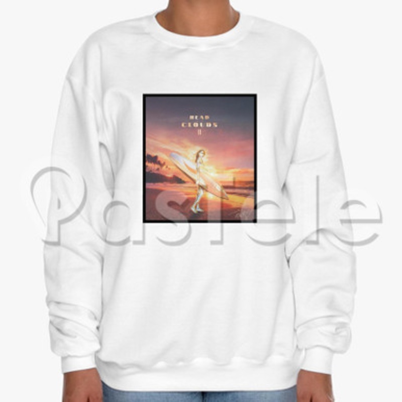Head in The Clouds 2 Custom Unisex Crewneck Sweatshirt Cotton Polyester Fabric Cloth