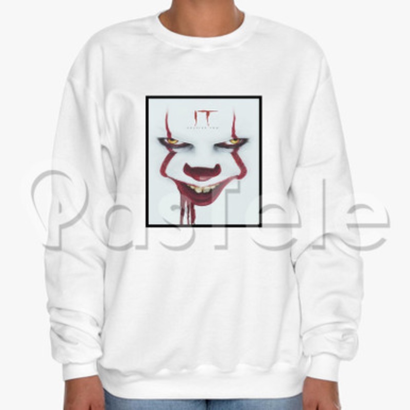 IT Chapter 2 Custom Unisex Crewneck Sweatshirt Cotton Polyester Fabric Cloth