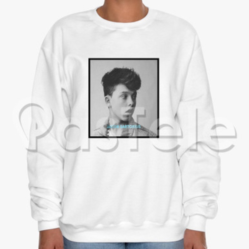 jacob sartorius Custom Unisex Crewneck Sweatshirt Cotton Polyester Fabric Cloth