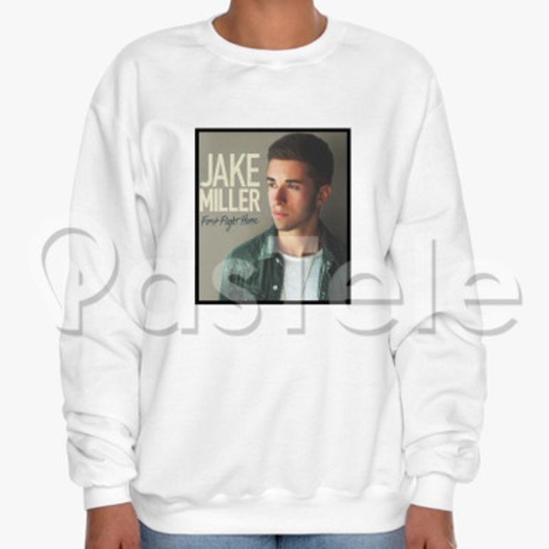 Jake Miller Custom Unisex Crewneck Sweatshirt Cotton Polyester Fabric Cloth