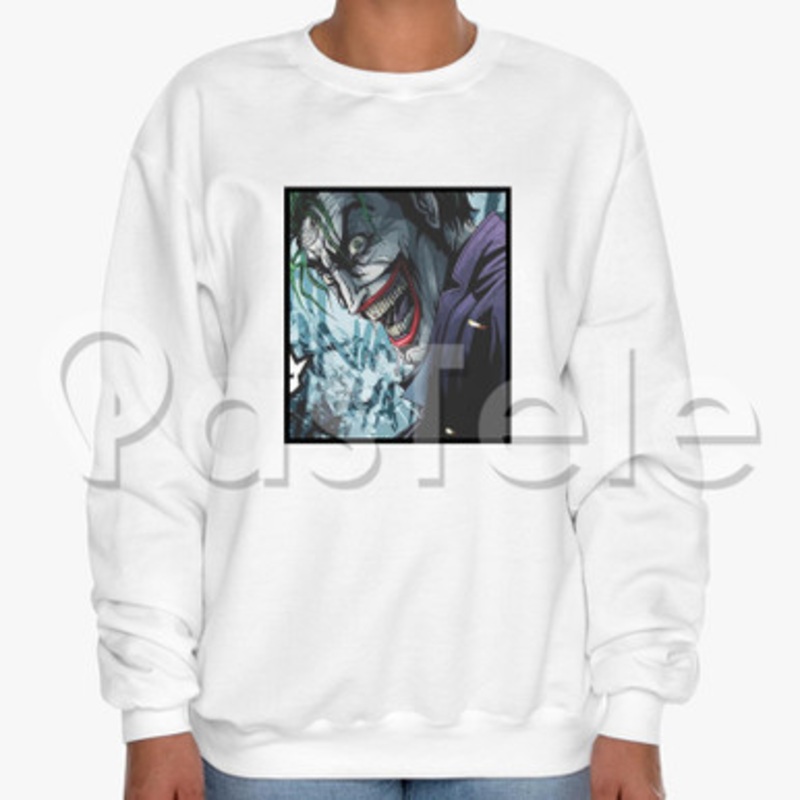 joker Movie Custom Unisex Crewneck Sweatshirt Cotton Polyester Fabric Cloth