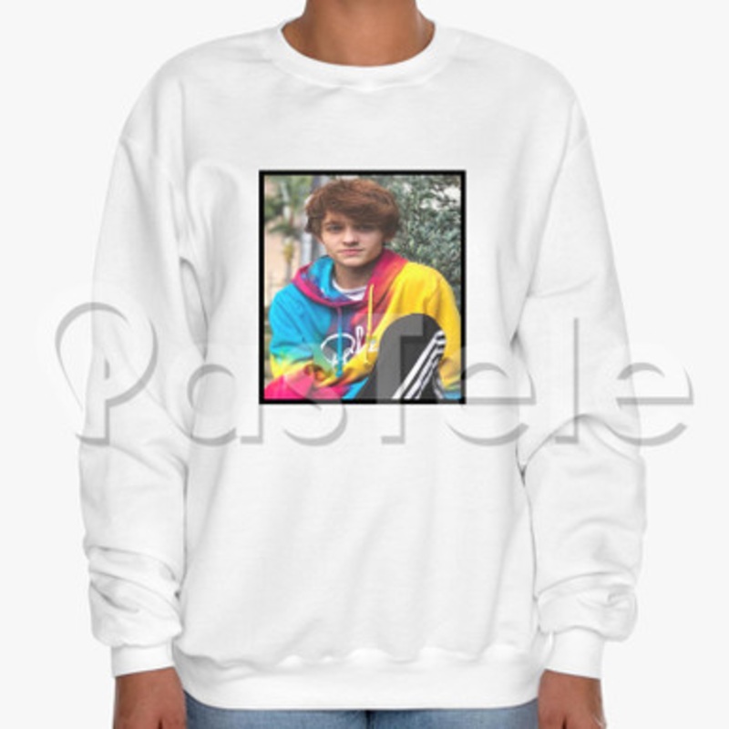 Justin Blake Custom Unisex Crewneck Sweatshirt Cotton Polyester Fabric Cloth