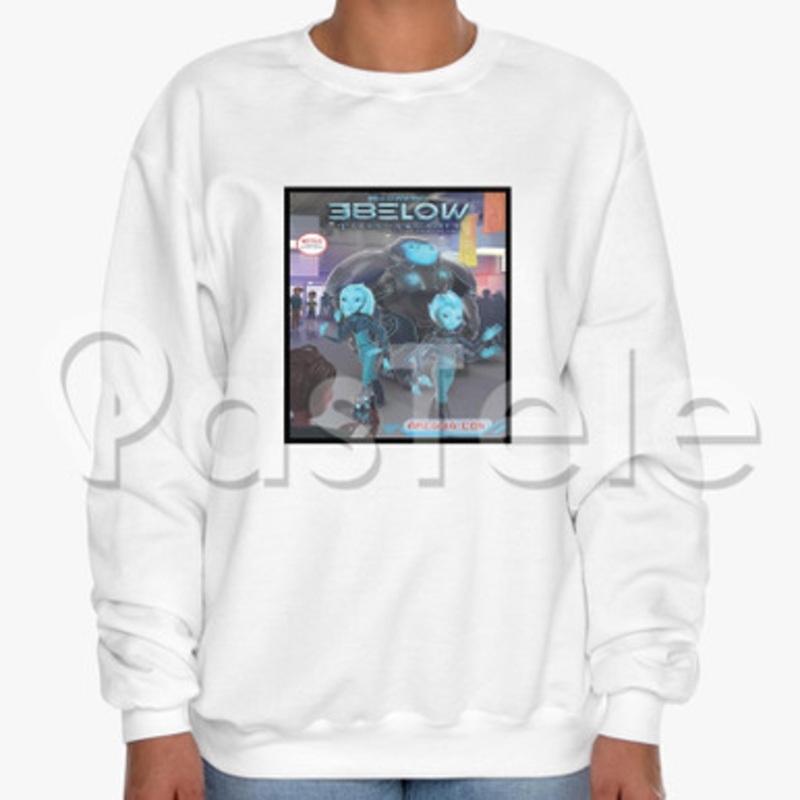 3 Below Custom Unisex Crewneck Sweatshirt Cotton Polyester Fabric Cloth