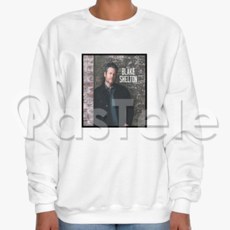 Blake Shelton God s Country Custom Unisex Crewneck Sweatshirt Cotton Polyester Fabric Cloth