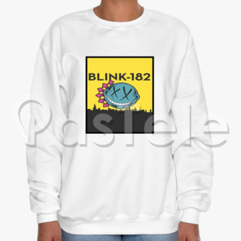 Blink 182 Rotofugi Custom Unisex Crewneck Sweatshirt Cotton Polyester Fabric Cloth