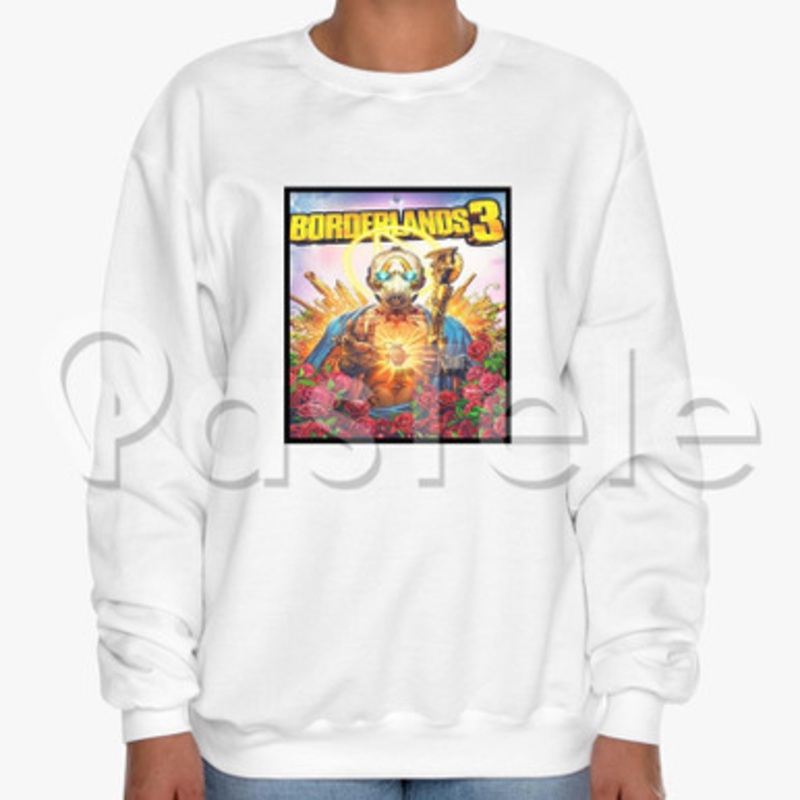 Borderlands 3 Custom Unisex Crewneck Sweatshirt Cotton Polyester Fabric Cloth