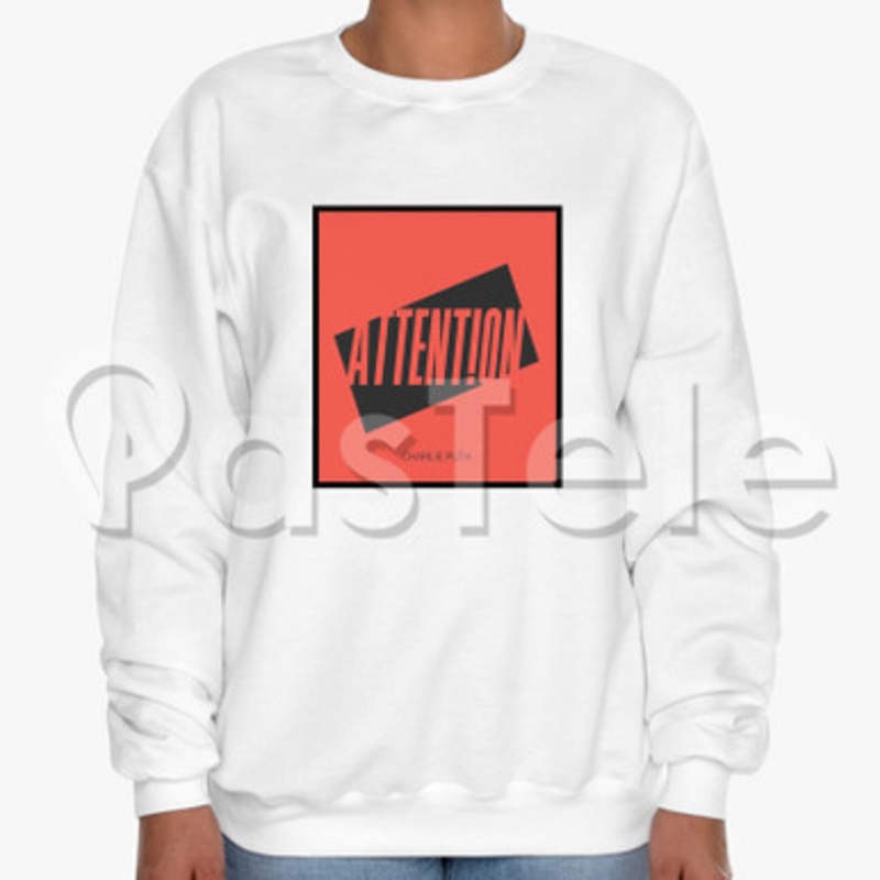 Charlie Puth Attention Custom Unisex Crewneck Sweatshirt Cotton Polyester Fabric Cloth