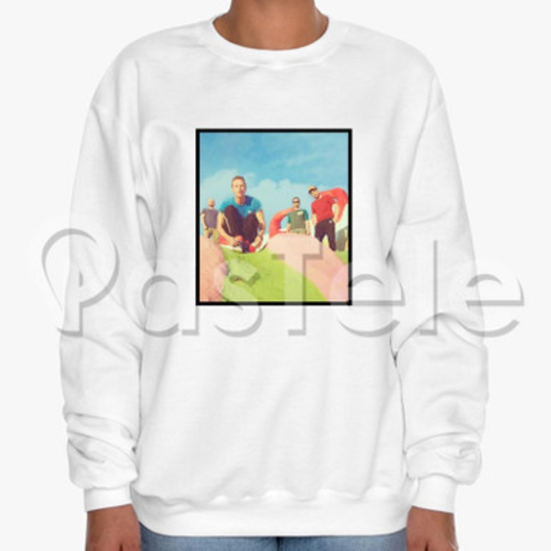 Coldplay Custom Unisex Crewneck Sweatshirt Cotton Polyester Fabric Cloth