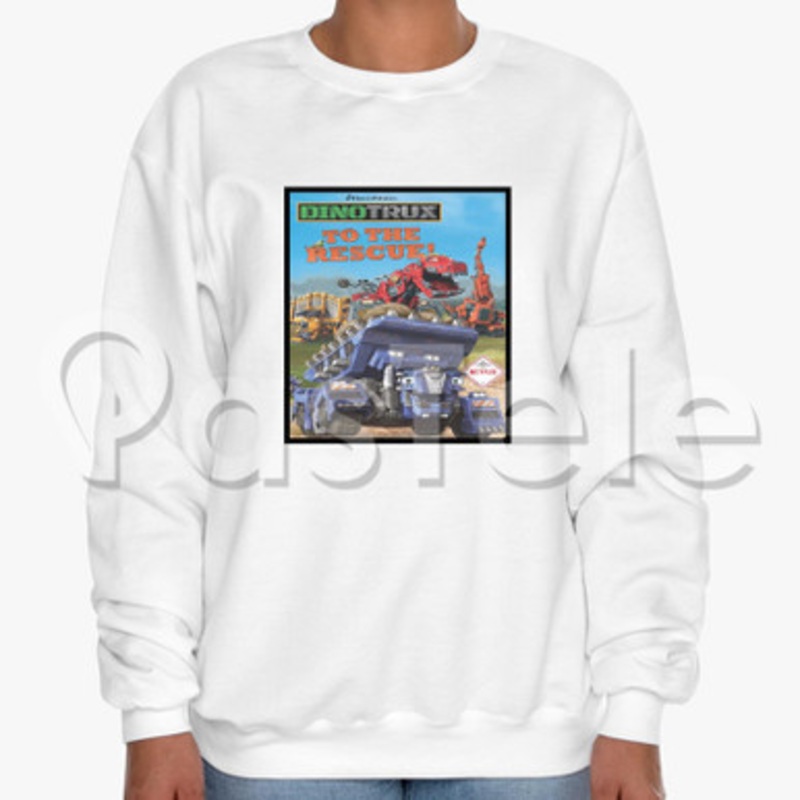 Dinotrux Custom Unisex Crewneck Sweatshirt Cotton Polyester Fabric Cloth