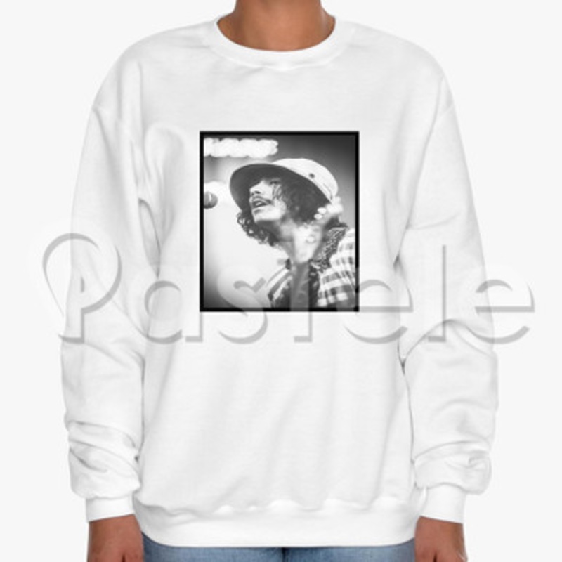 Diz Sticky Fingers Custom Unisex Crewneck Sweatshirt Cotton Polyester Fabric Cloth