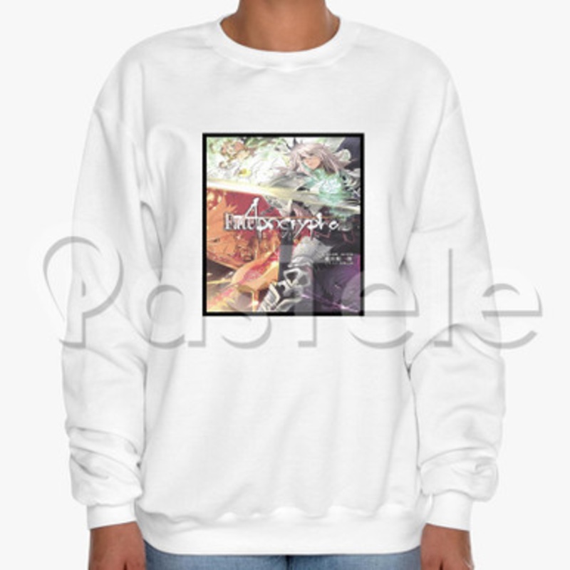 Fate Apocrypha Custom Unisex Crewneck Sweatshirt Cotton Polyester Fabric Cloth