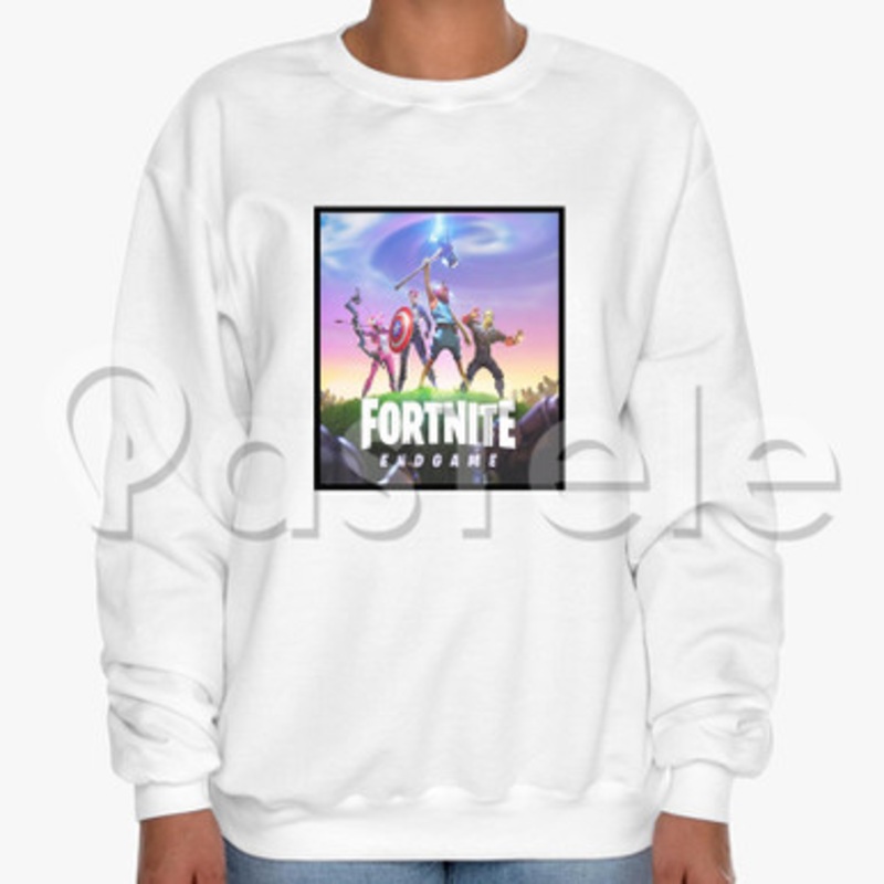 fortnite avengers endgame Custom Unisex Crewneck Sweatshirt Cotton Polyester Fabric Cloth