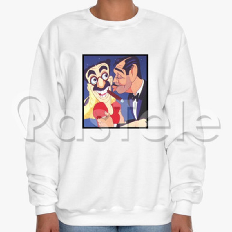 Hollywood Steps Out Custom Unisex Crewneck Sweatshirt Cotton Polyester Fabric Cloth