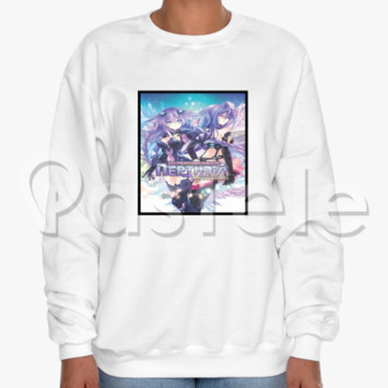 Hyperdimension Neptunia 4 Custom Unisex Crewneck Sweatshirt Cotton Polyester Fabric Cloth