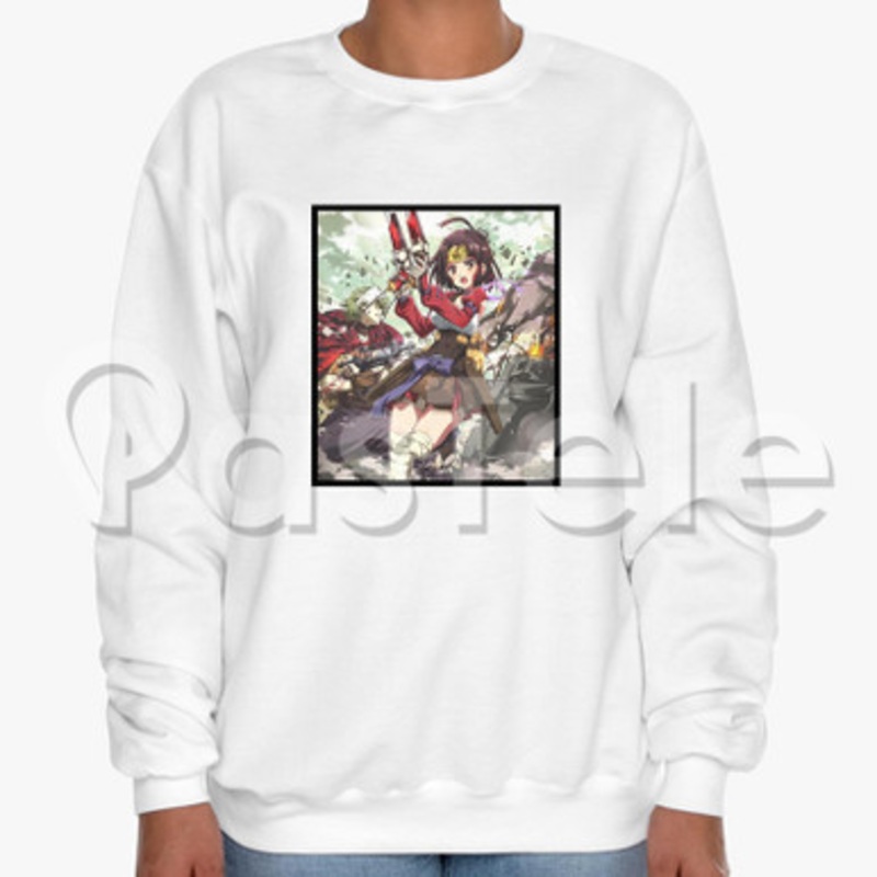 Ikoma Kabaneri of the Iron Fortress Custom Unisex Crewneck Sweatshirt Cotton Polyester Fabric Cloth
