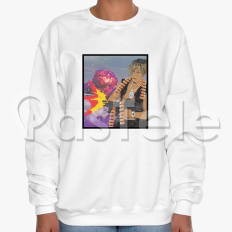 Juice WRLD Run Custom Unisex Crewneck Sweatshirt Cotton Polyester Fabric Cloth