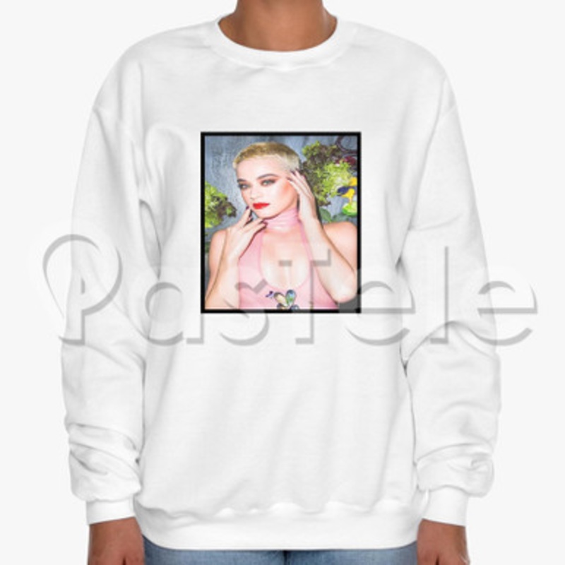 Katy Perry D j Vu Custom Unisex Crewneck Sweatshirt Cotton Polyester Fabric Cloth