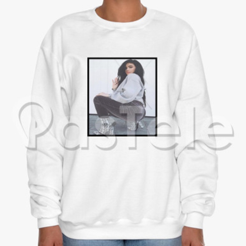Kylie Jenner Custom Unisex Crewneck Sweatshirt Cotton Polyester Fabric Cloth
