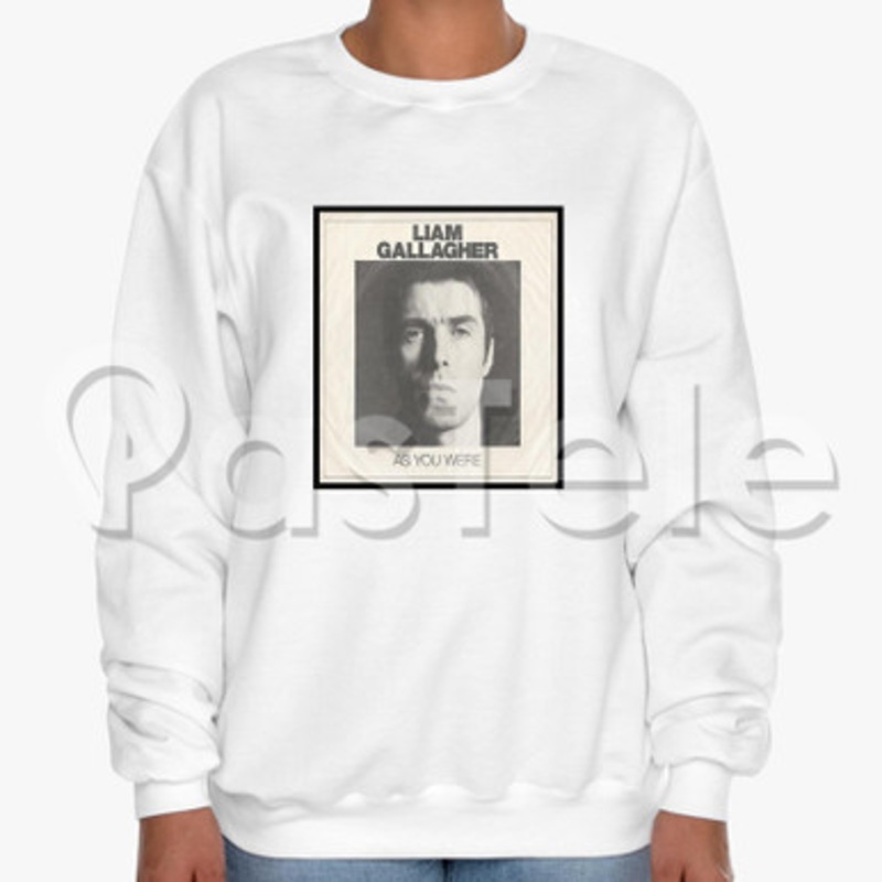 Liam Gallagher Chinatown Custom Unisex Crewneck Sweatshirt Cotton Polyester Fabric Cloth