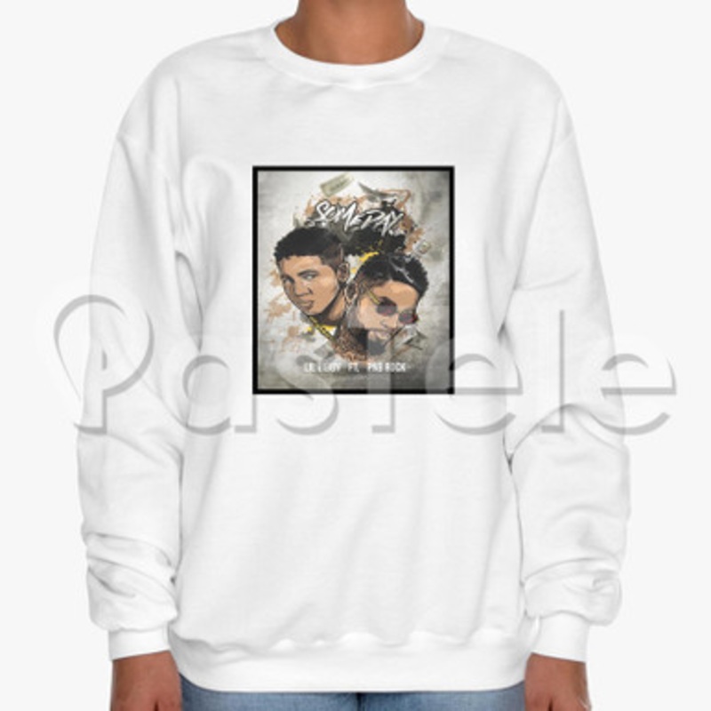 Lil Bibby Feat Pn B Rock Someday Custom Unisex Crewneck Sweatshirt Cotton Polyester Fabric Cloth